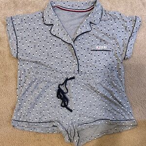 Tommy Hilfiger Gray Pajama Set